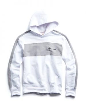 Popover Hoodie with Chest Stripe Popover Hoodie with Chest Stripe