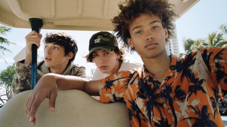 Tell’em Boyz: Claude Morgan, Niks Gerbasevskis & Miles Anderson for Pull & Bear