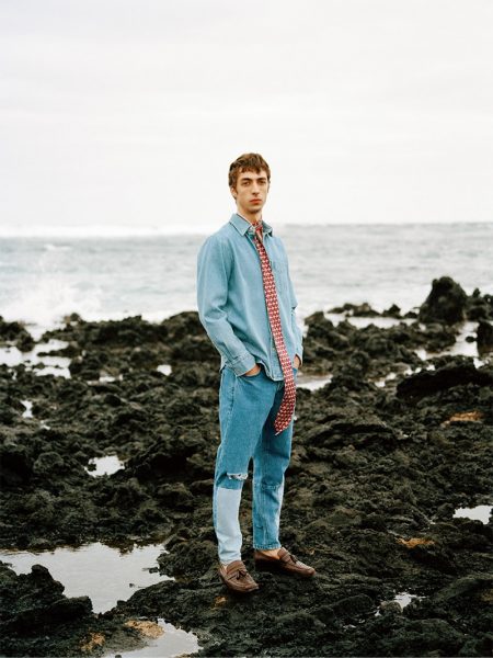 Baptiste Zysman Rocks Reserved Spring '19 Denim Collection
