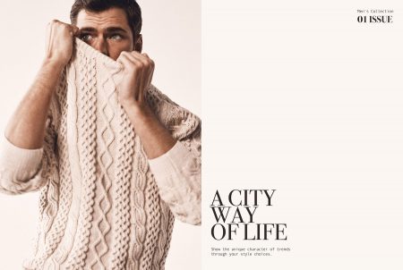 Sean O'Pry Sports 'New Smart Casual' Style for Massimo Dutti