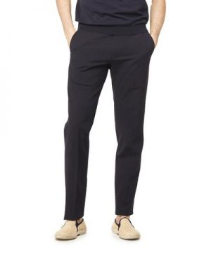 Seersucker Tab Trouser in Navy Seersucker Tab Trouser in Navy
