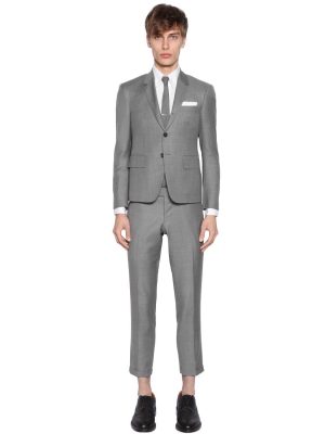 Skinny Fit Light Wool Gabardine Suit Skinny Fit Light Wool Gabardine Suit