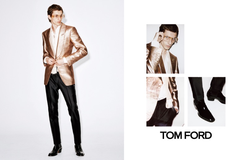 Henry Kitcher fronts Tom Ford's spring-summer 2019 campaign.