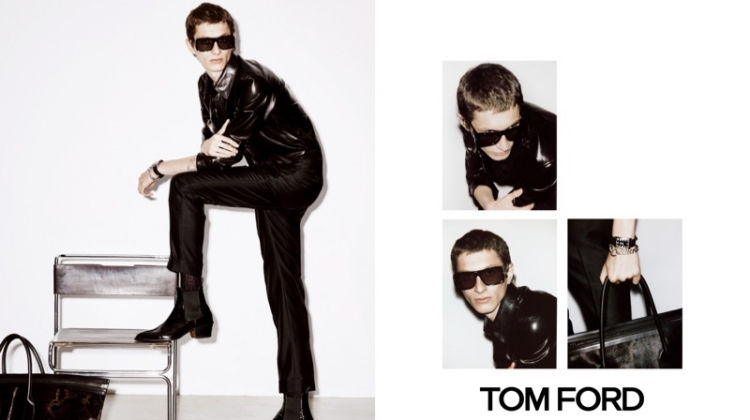 Sharif Idris, Henry Kitcher & Erik Van Gils Front Tom Ford Spring ’19 Campaign