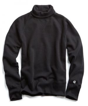 Turtleneck Sweatshirt in Black Turtleneck Sweatshirt in Black