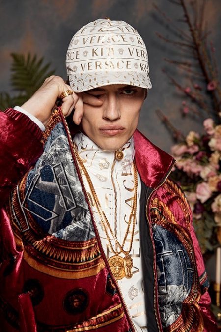 Lucky Blue Smith Embraces Bold Style for Kith x Versace Campaign