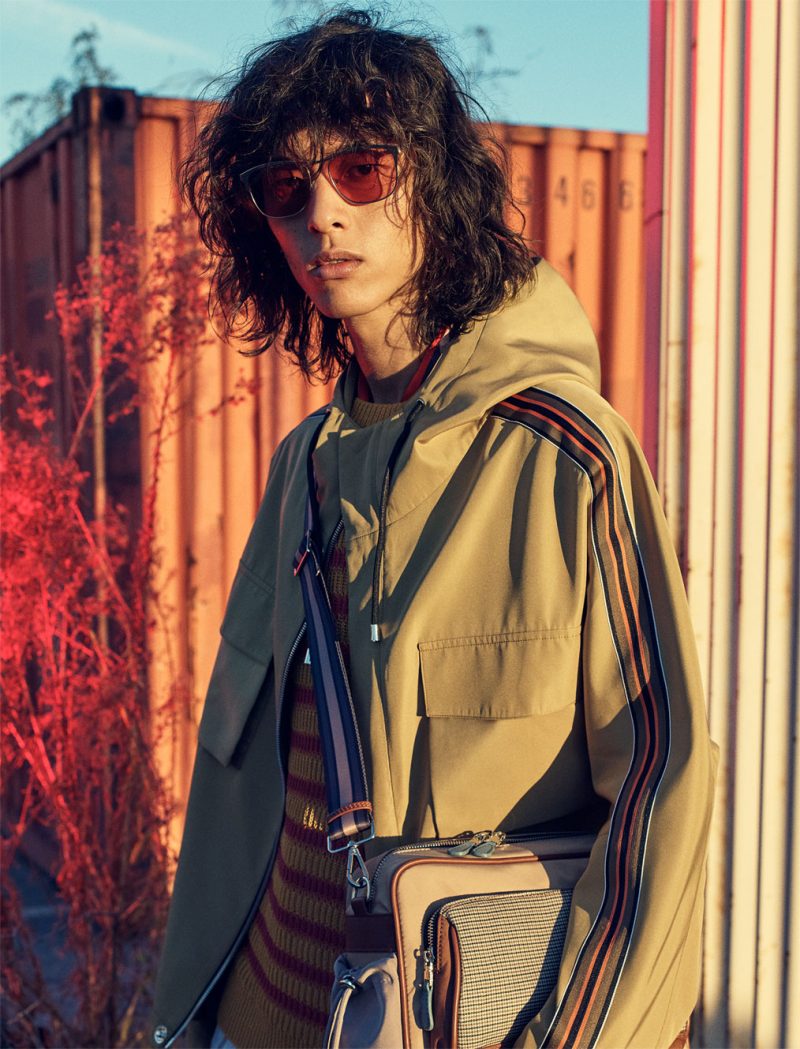 David Yang appears in Zara Man's spring 2019 campaign.