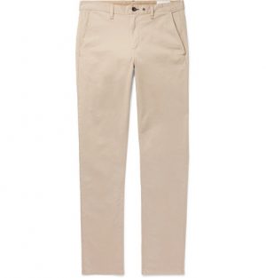 rag & bone - Fit 2 Slim-Fit Garment-Dyed Cotton-Blend Twill Chinos - Men - Beige rag & bone - Fit 2 Slim-Fit Garment-Dyed Cotton-Blend Twill Chinos - Men - Beige