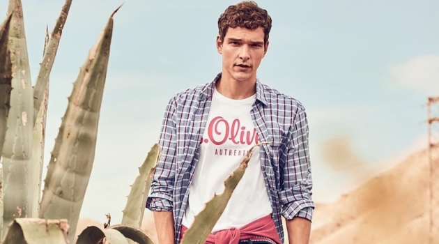 s.Oliver Ventures to Desert for Spring '19 Campaign Alexandre Cunha goes casual for s.Oliver's spring-summer 2019 campaign.