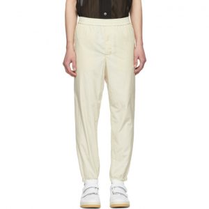 AMI Alexandre Mattiussi Off-White Jogging Lounge Pants AMI Alexandre Mattiussi Off-White Jogging Lounge Pants