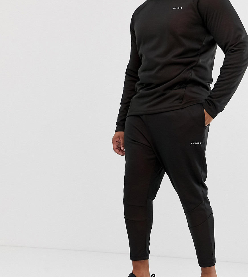 ASOS 4505 Plus skinny tapered sweatpants in black – Black | The Fashionisto