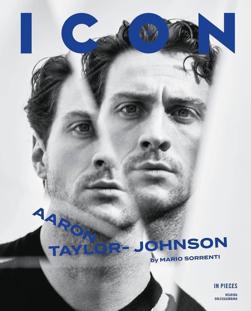 Aaron Taylor-Johnson covers the March 2019 issue of Icon magazine.
