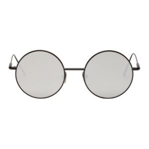 Acne Studios Black and Silver Scientist Sunglasses Acne Studios Black and Silver Scientist Sunglasses
