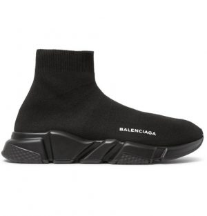 Balenciaga - Speed Sock Stretch-Knit Sneakers - Men - Black Balenciaga - Speed Sock Stretch-Knit Sneakers - Men - Black