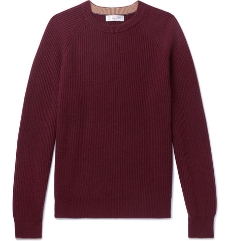 cotton navy sweater