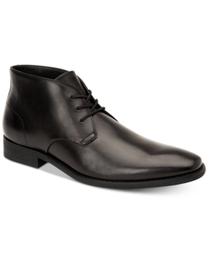 Calvin Klein Men's Rolando Dress Leather Chukka Boots Men's Shoes Calvin Klein Men's Rolando Dress Leather Chukka Boots Men's Shoes