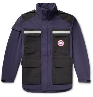Canada Goose - Photojournalist Slim-Fit Two-Tone Tri-Durance Jacket - Men - Storm blue Canada Goose - Photojournalist Slim-Fit Two-Tone Tri-Durance Jacket - Men - Storm blue