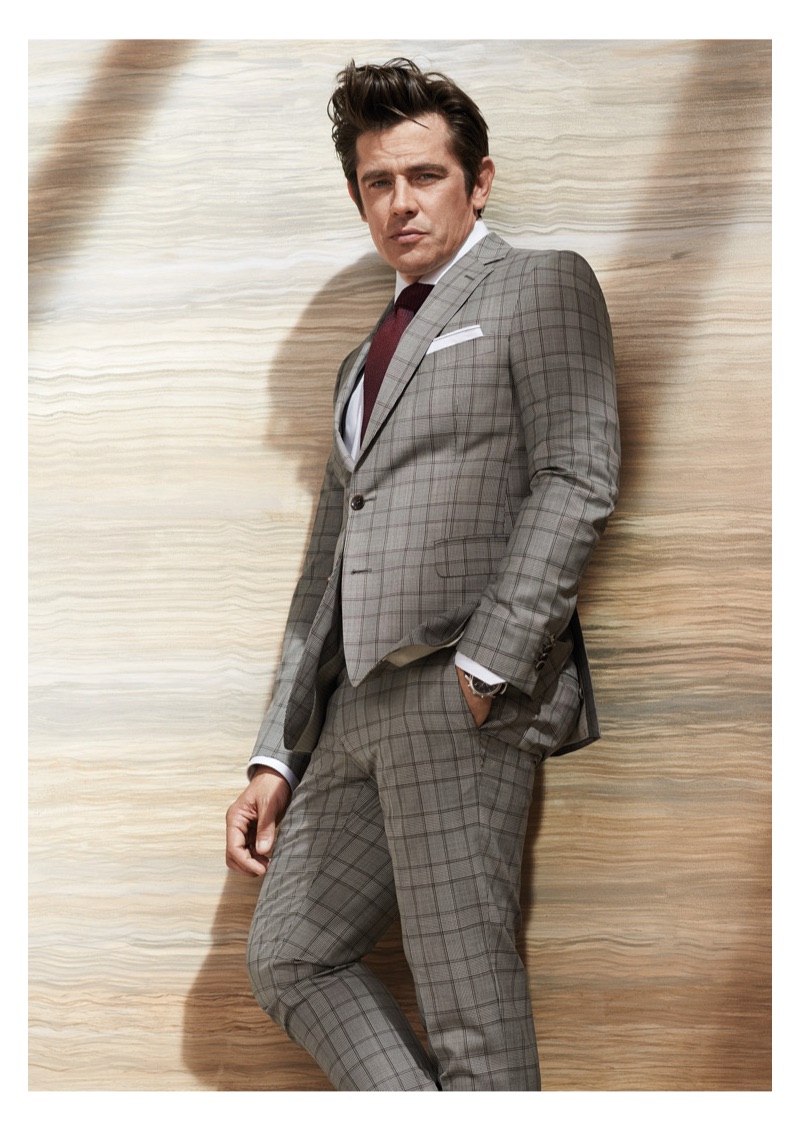 Inspiring in a dapper suit, Werner Schreyer links up with Carl Gross Black Line.