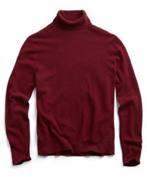 Cashmere Turtleneck in Merlot Cashmere Turtleneck in Merlot