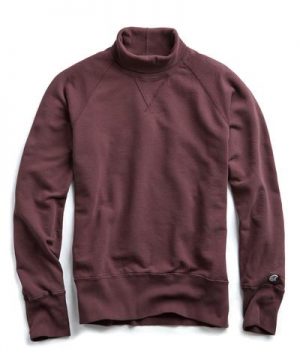 Champion Turtleneck Sweatshirt in Plum Champion Turtleneck Sweatshirt in Plum