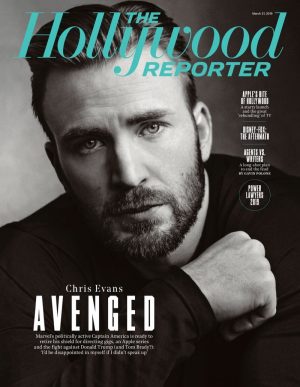 Chris Evans 2019 The Hollywood Reporter Cover Photo Shoot