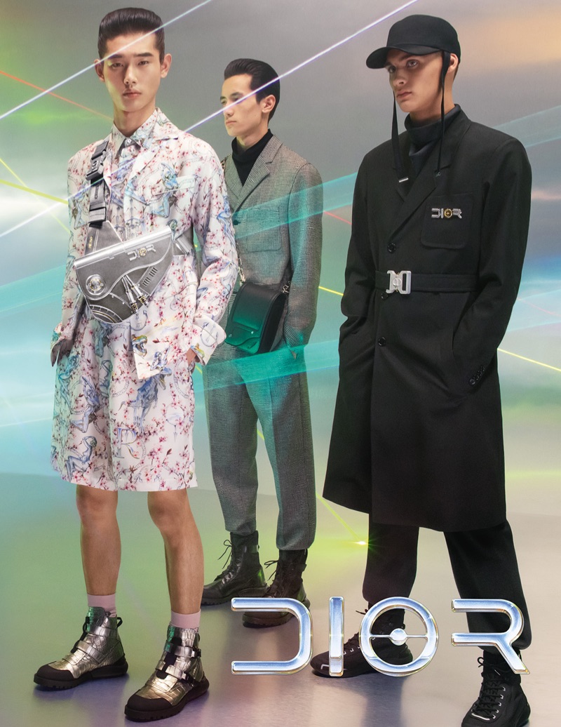 Dior Men enlists Taemin Park, Chris Kojiro, and Ludwig Wilsdorff as the stars of its pre-fall 2019 campaign.