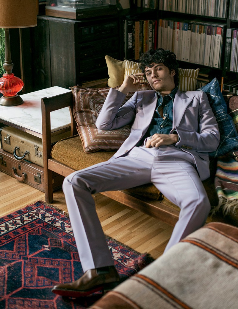 Dylan Jagger Lee Embraces Rock-Inspired Fashions for GQ Style Russia