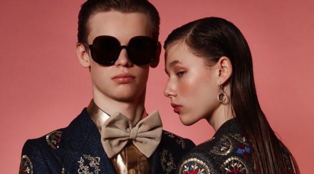 James McNeely Makes an Ornate Statement in Helen Anthony James and Zuzanka don looks from Helen Anthony.