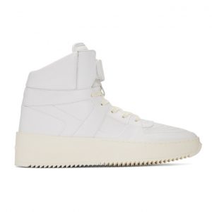 Fear of God White Basketball High-Top Sneakers Fear of God White Basketball High-Top Sneakers