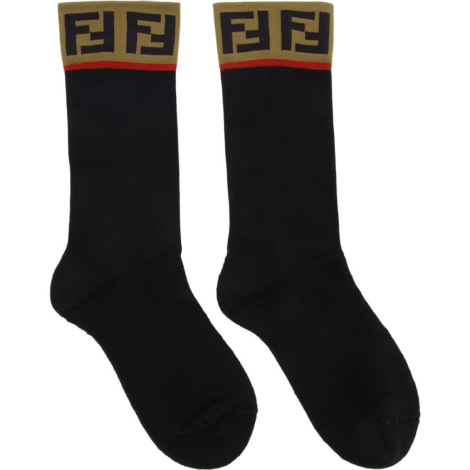 Fendi Black Forever Fendi Socks | The Fashionisto