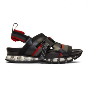 Fendi Black Running Sandals Fendi Black Running Sandals