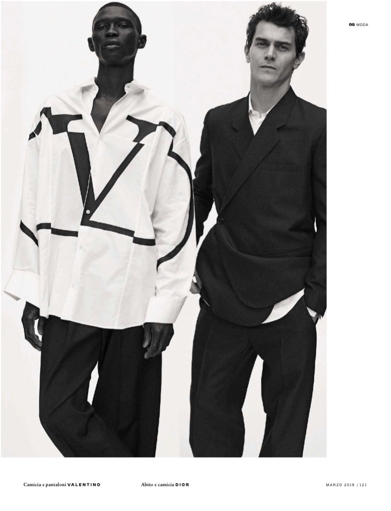 Xavier Buestel, Fernando Cabral + More Embrace Light Tailoring for GQ Italia