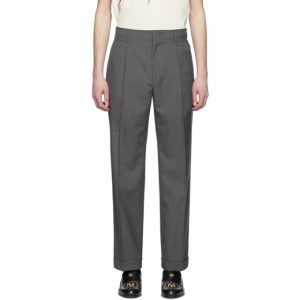 Gucci Grey Cuffed Trousers Gucci Grey Cuffed Trousers