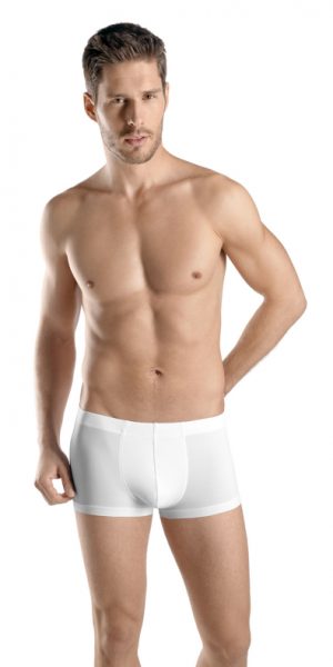 HANRO (73057) Micro Touch Boxer Brief W/Covered Waistband - White XL HANRO (73057) Micro Touch Boxer Brief W/Covered Waistband - White XL