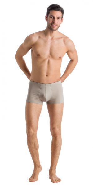 HANRO (73086) Cotton Superior Boxer Brief - Greige M HANRO (73086) Cotton Superior Boxer Brief - Greige M