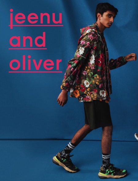 Jeenu Mahadevan & Oliver Houlby Make a Splash in Spring Outerwear for Holt Renfrew