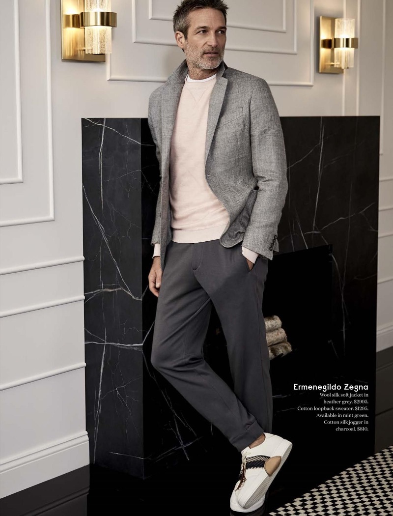 Norbert Michalke wears Ermenegildo Zegna.