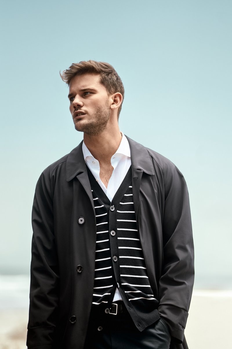 BOSS enlists Jeremy Irvine to showcase its versatile styles for the traveler of leisure.