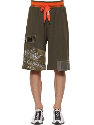 Jersey Shorts W/ Logo Crown Patch Jersey Shorts W/ Logo Crown Patch