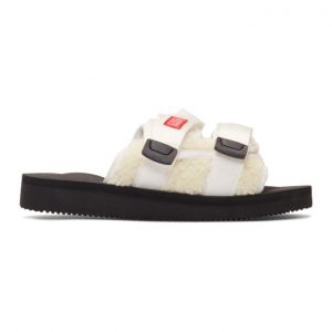 John Elliott White and Black Suicoke Edition MOTO-JEab-E Sandals John Elliott White and Black Suicoke Edition MOTO-JEab-E Sandals