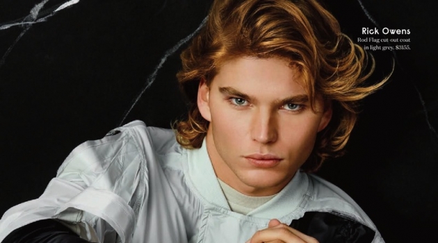 Sharp Contrast: Jordan Barrett Dons Designer Style for Holt Renfrew Sharp Contrast: Jordan Barrett Dons Designer Style for Holt Renfrew