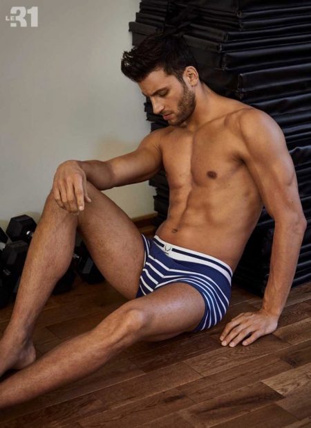 Kevin Sampaio Takes a Sporty Stance in Spring Underwear for Simons