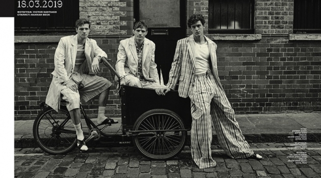 Edward Wilding, Julian Schneyder & Xavier Serrano Star in L'Officiel Hommes Ukraine Shoot Edward Wilding, Julian Schneyder & Xavier Serrano Star in L'Officiel Hommes Ukraine Shoot