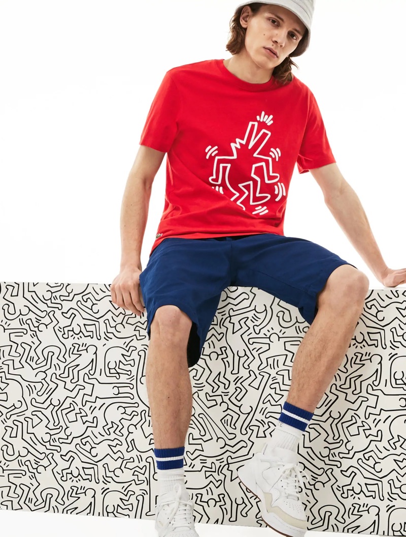 Colonial tirsdag Manager Lacoste x Keith Haring 2019 Men's Collection