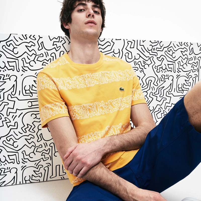 keith haring shirt lacoste