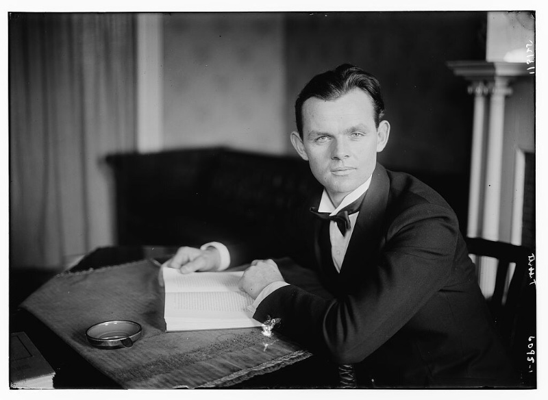 Opera singer Lawrence Tibbett poses for a 1920s portrait. 
