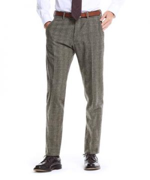 Made in USA Black Label Glen Plaid Suit Trouser Made in USA Black Label Glen Plaid Suit Trouser