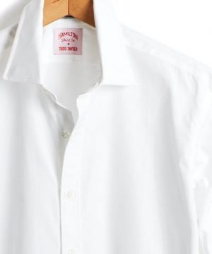 Made in the USA Hamilton + Todd Snyder Dress Shirt in White Made in the USA Hamilton + Todd Snyder Dress Shirt in White