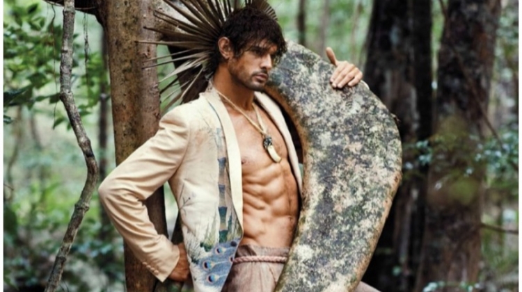 Marlon Teixeira Takes to Nature for Vogue Hommes Paris