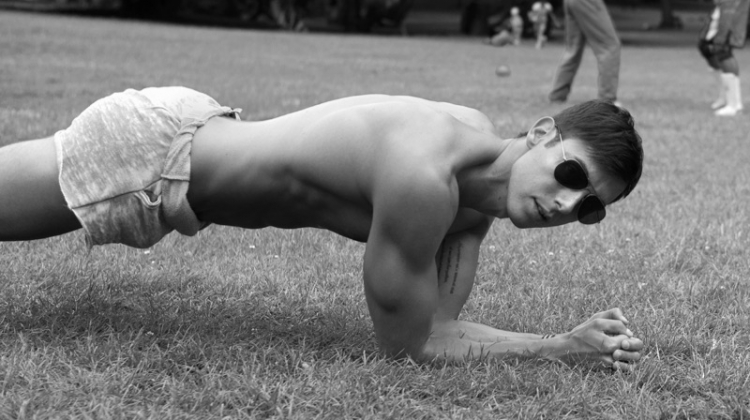 Matt Corrias Channels Tom Cruise in ‘Top Gun’ for FACTORY Fanzine